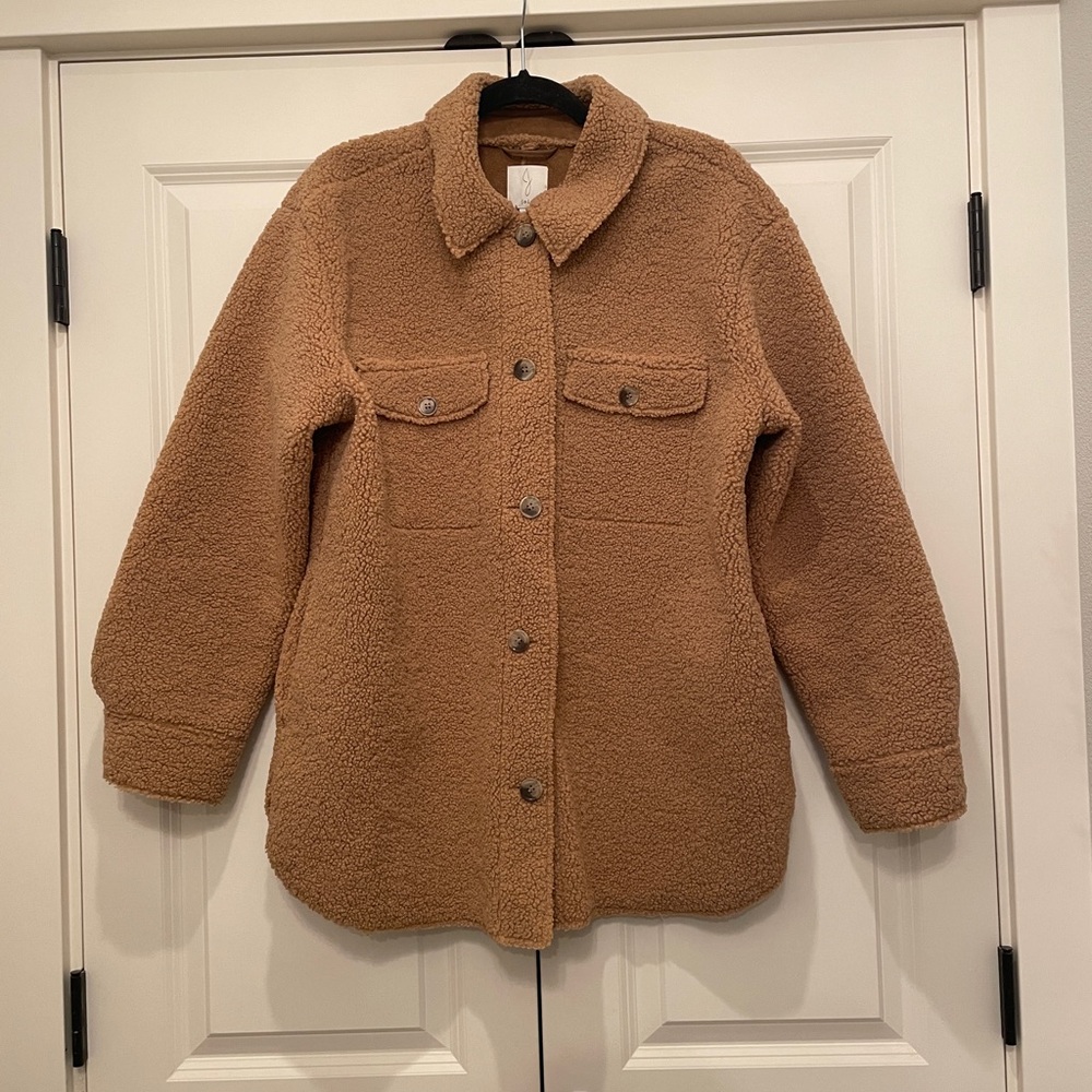 Joie Brown Teddy Jacket